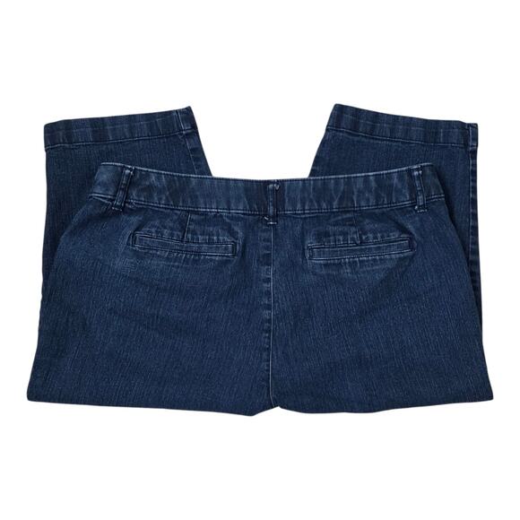 St Johns Bay Capris Womens 16P Denim Cotton Blend Comfy And Stylish - Picture 10 of 10